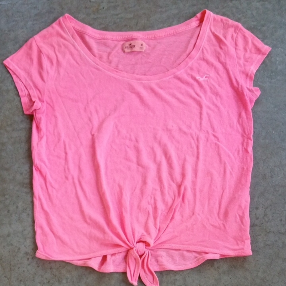Y2K Vintage Hollister Hot Pink Women's Top Medium